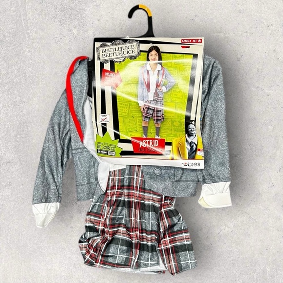 NWT Beetlejuice Beetlejuice Astrid school uniform- Size small kids - Picture 2 of 8